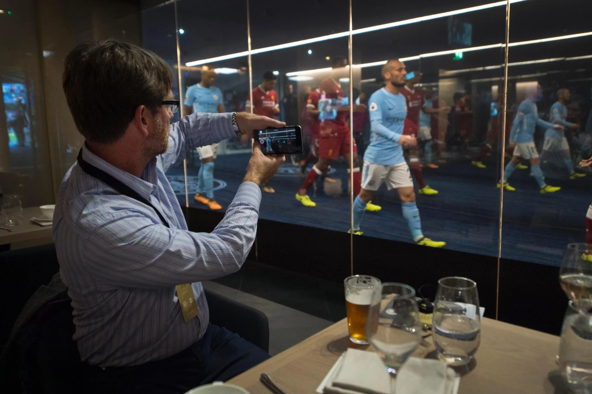 Tunnel Club Man City - Etihad Stadium