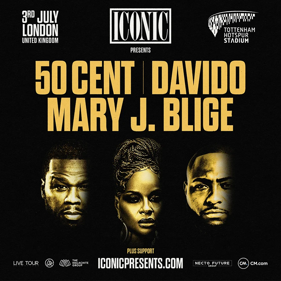 50 Cents, Davido & Mary J Blinge