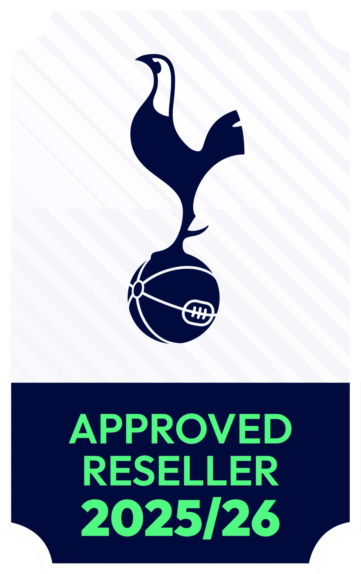 Tottenham Hotspurs Approved Reseller 2025/2026 Logo